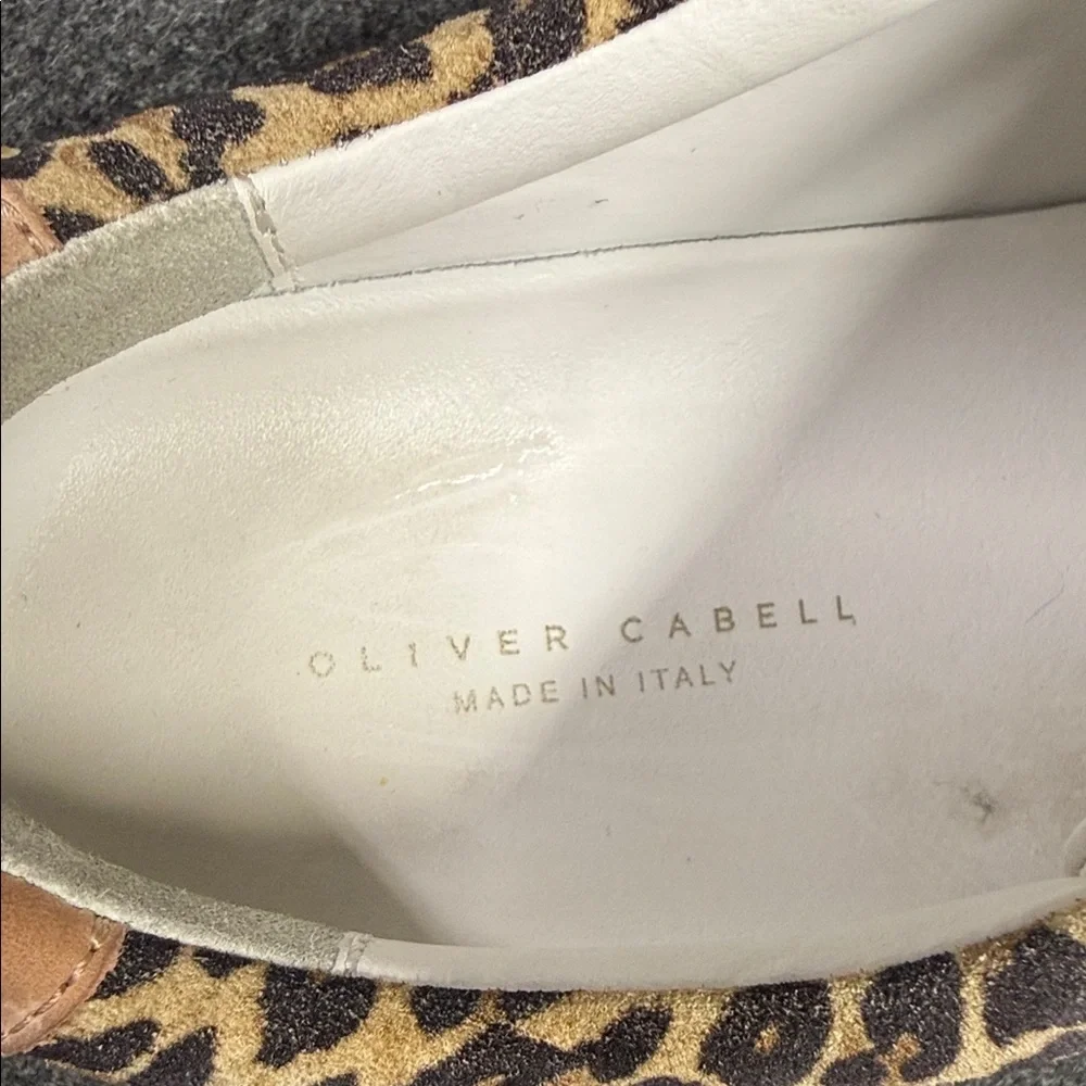 Oliver Cabell Leopard Print Sneakers - Picture 2 of 10